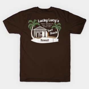 Lucky Lucy's Surf Shack Surfer T-Shirt